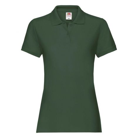 LADIES PREMIUM POLO, ženska polo majica tamno zelena